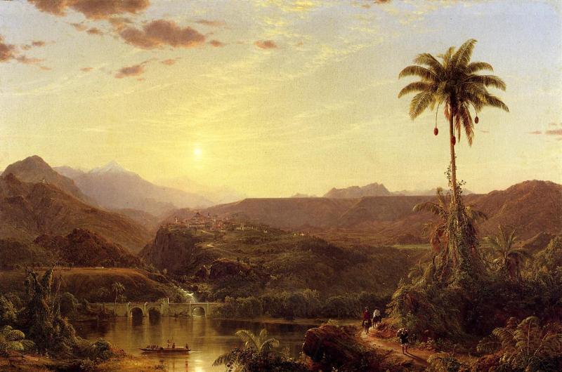 Frederic Edwin Church The Cordilleras Sunrise France oil painting art